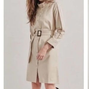 Bldwn trench dress. Cotton. US 6. NWT